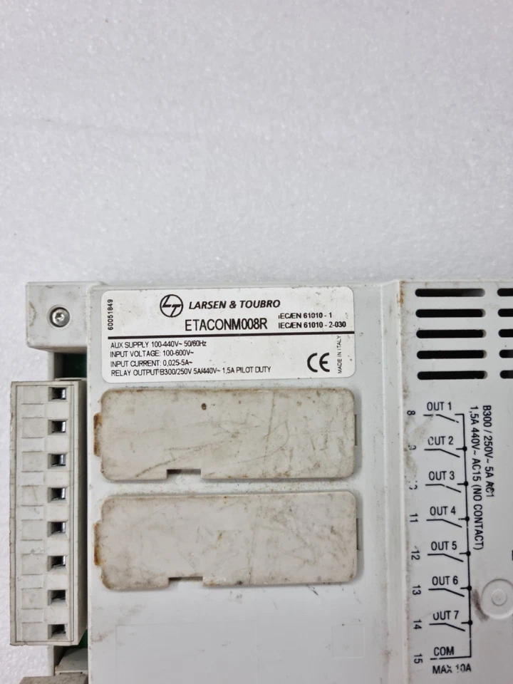 LARSEN & TOUBRO ETACONM ETACONM008R AUTOMATIC POWER FACTOR CONTROLLER MADE ITALY